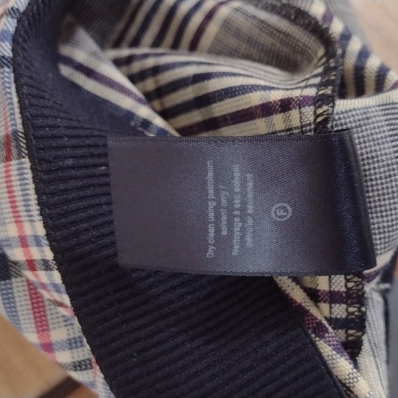 Rag & Bone Blue & Black Plaid Simone Check Pants Size 12 - Picture 10 of 13